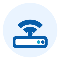 Ikon for nettverk og Wi-Fi